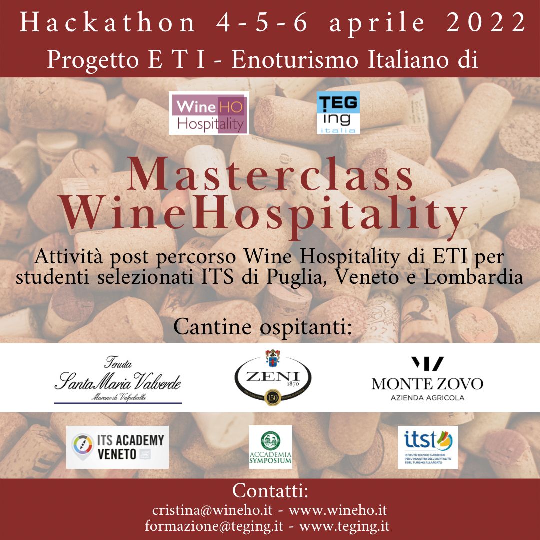 Progetto Hackathon - Master Wine Hospitality Manager 4-5-6 Aprile 2022