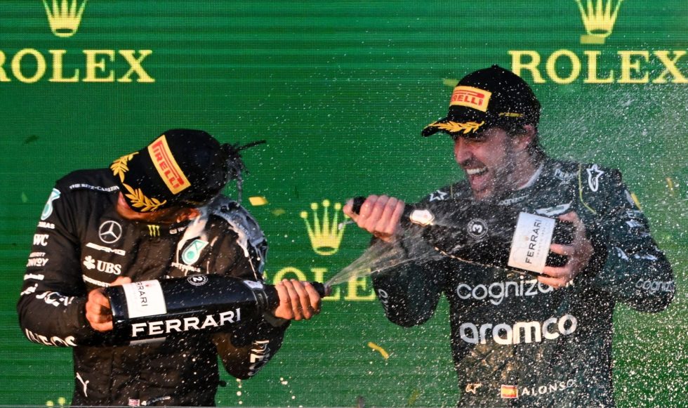 Formula 1. Velocità e Champagne shower