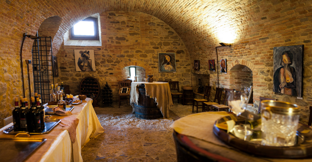 In cantina si arriva dall’alto