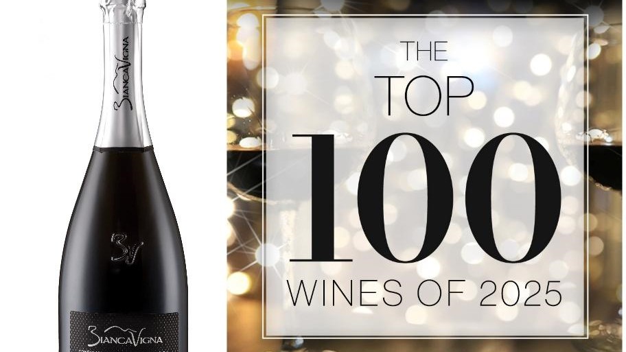BiancaVigna nel Top 100 di Wine Spectator 2025 con il Brut Conegliano Valdobbiadene Prosecco Superiore 2023
