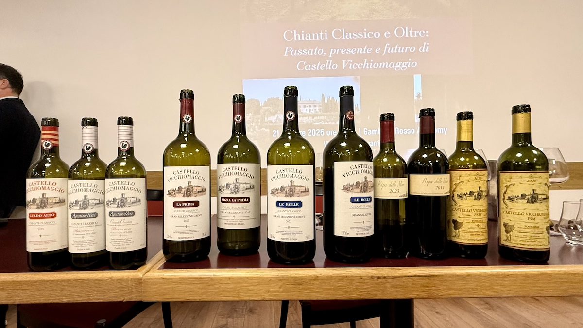 CASTELLO DI VICCHIOMAGGIO. La masterclass (by GAMBERO ROSSO)