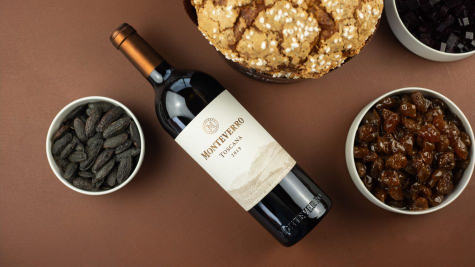 Monteverro nel Panettone La Roqqa: vino rosso Maremma incontra lievito madre per feste mediterranee