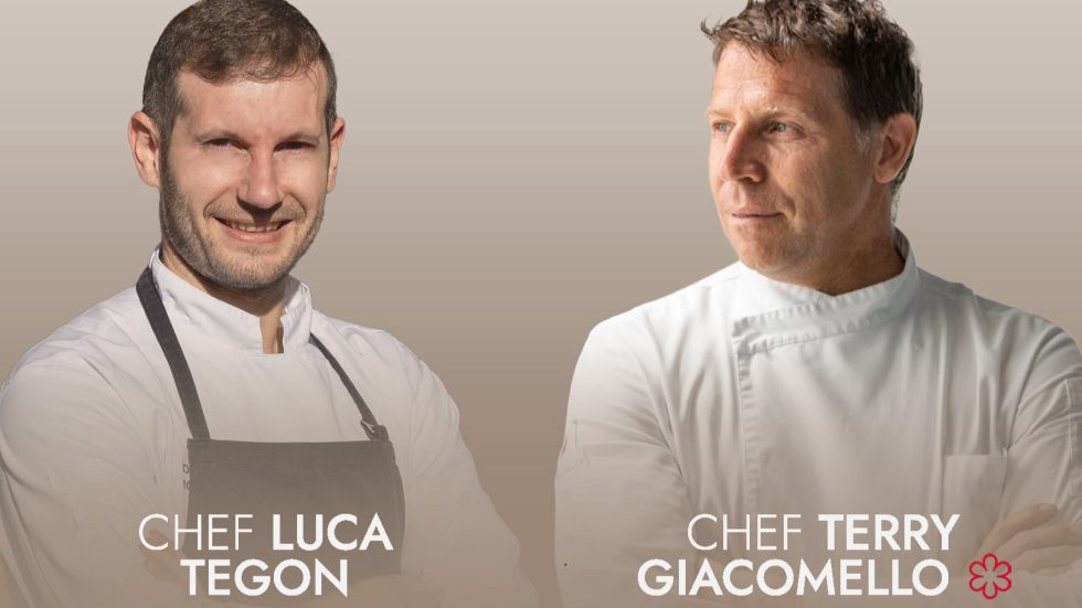 Cena quattro mani Tegon-Giacomello inaugura Wine Room GHV Creazzo