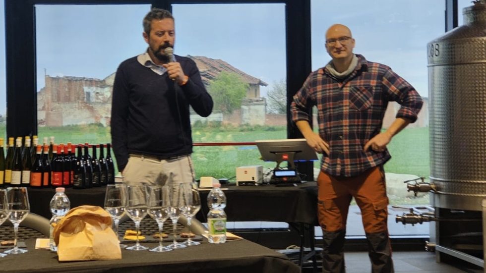 Il Brut non è uno spumante. I vini di Luca Leggero e l'insaccato di Villareggia