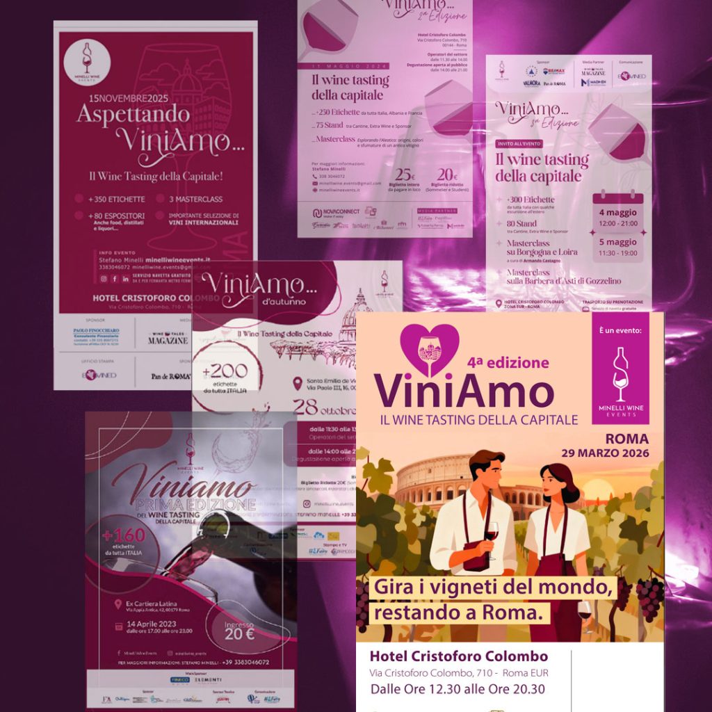 ViniAmo 4a Edizione. Il Wine Tasting della Capitale torna a far battere i cuori
