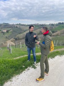 La Staffa. Riccardo, vedere il punto di arrivo