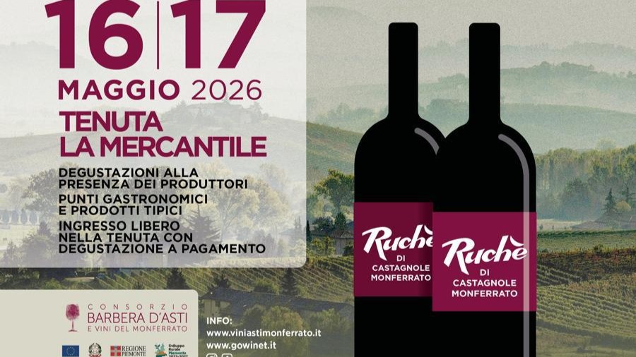 Festa del Ruchè 2026: il 16 e il 17 Maggio a Castagnole Monferrato la festa che celebra un vitigno simbolo del territorio
