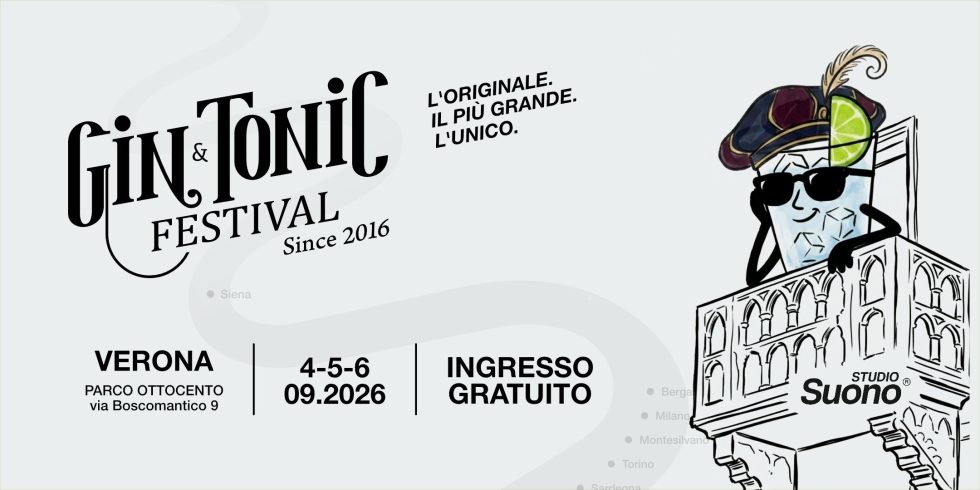 Gin & Tonic Festival compie 10 anni e arriva per la prima volta a Verona