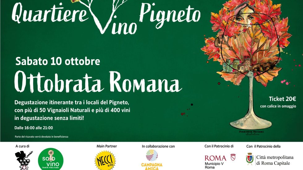 Arriva la prima edizione autunnale di quartiere vino pigneto